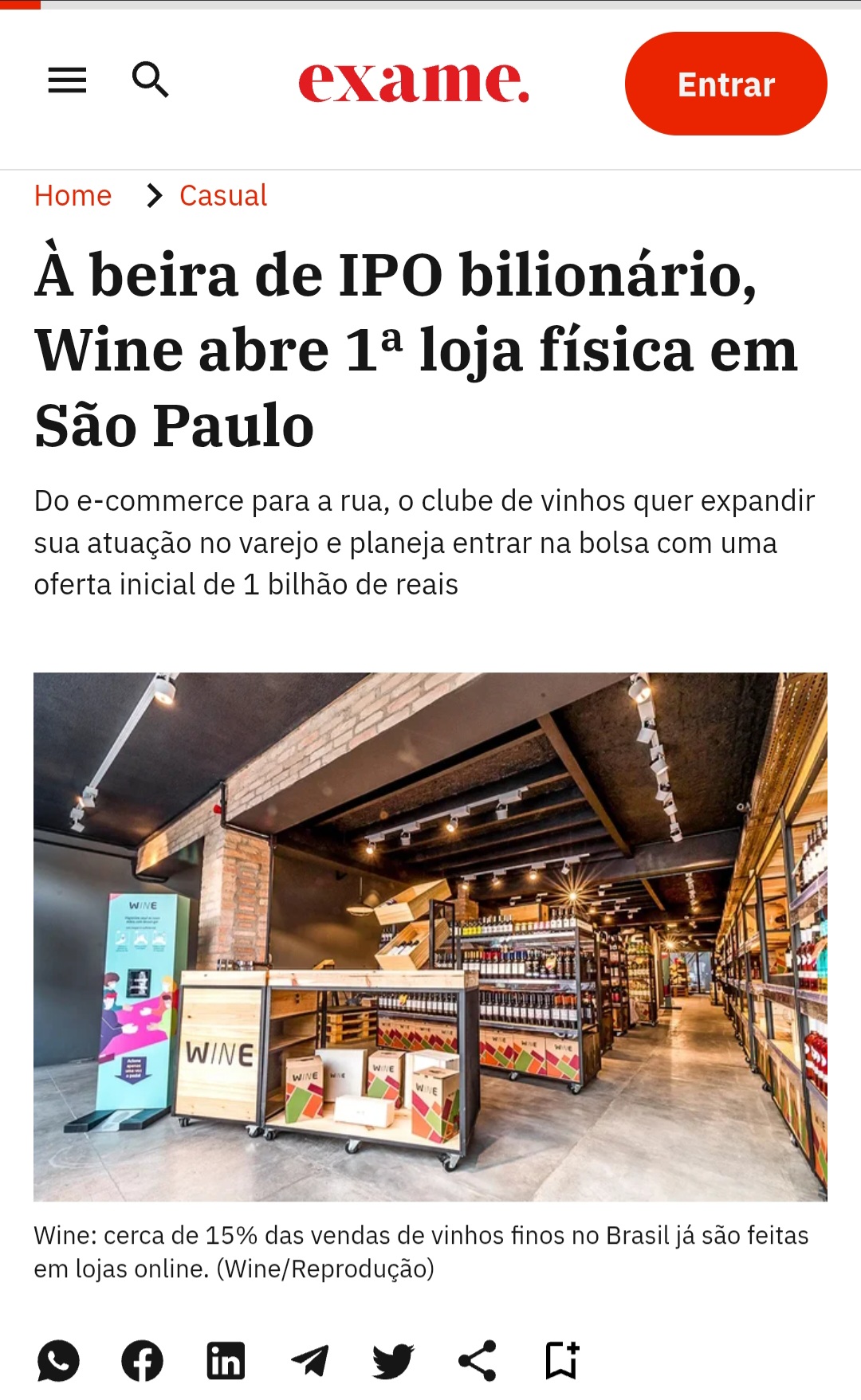Matéria sobre Wine